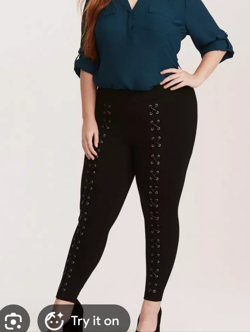 TORRID lace Up Pull On Jegging 1XL